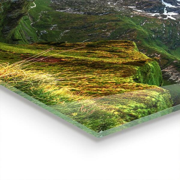 Kitchen splashback Mountain glade sunrise