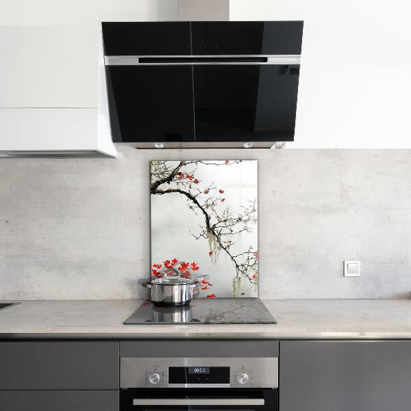 Kitchen splashback Landscape peace of mind