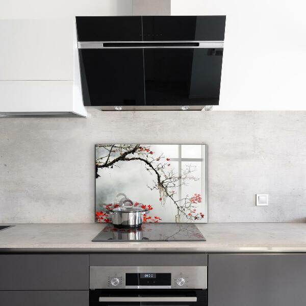 Kitchen splashback Landscape peace of mind