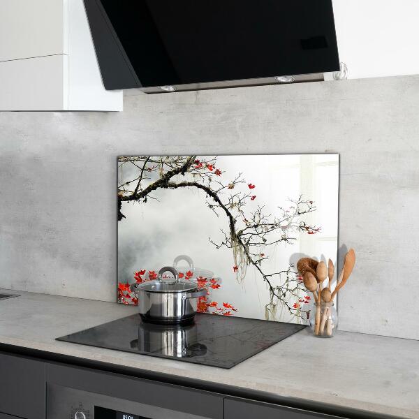 Kitchen splashback Landscape peace of mind
