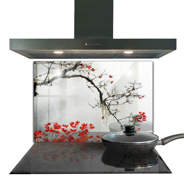 Kitchen splashback Landscape peace of mind