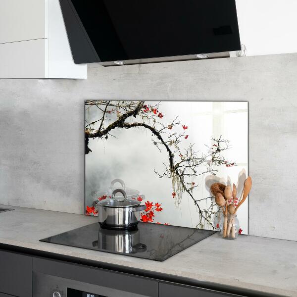 Kitchen splashback Landscape peace of mind