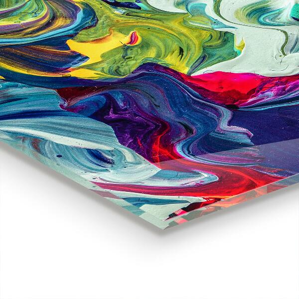Kitchen splashback Colorful abstraction