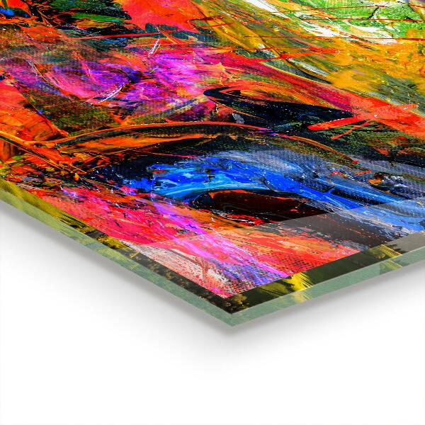 Kitchen splashback Color explosion