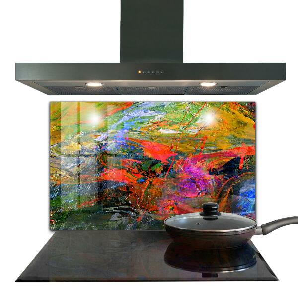 Kitchen splashback Color explosion