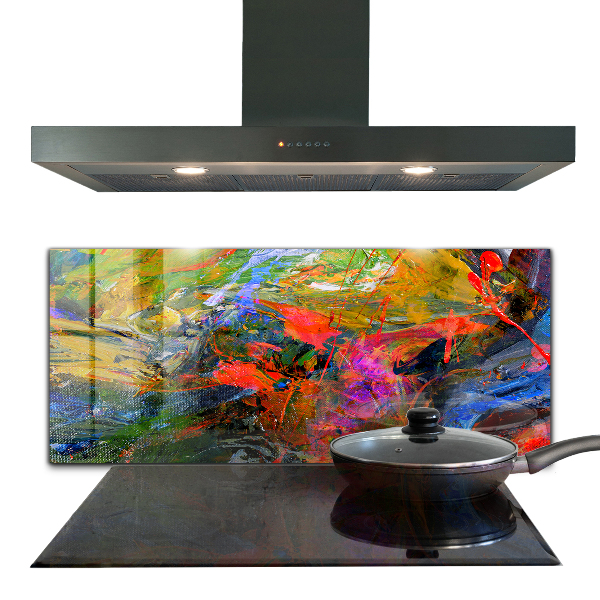 Kitchen splashback Color explosion