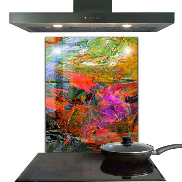 Kitchen splashback Color explosion