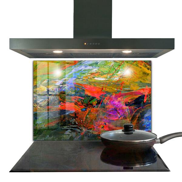 Kitchen splashback Color explosion