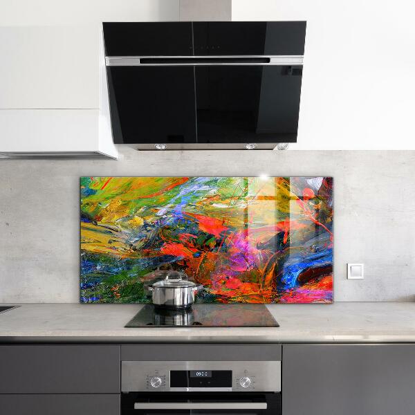 Kitchen splashback Color explosion