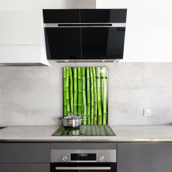 Kitchen splashback Asian bamboo