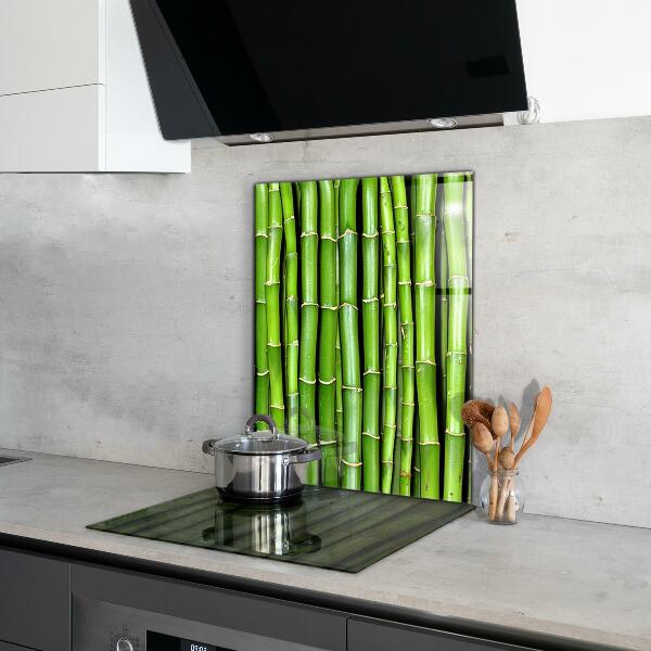 Kitchen splashback Asian bamboo