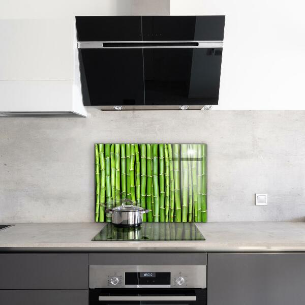 Kitchen splashback Asian bamboo