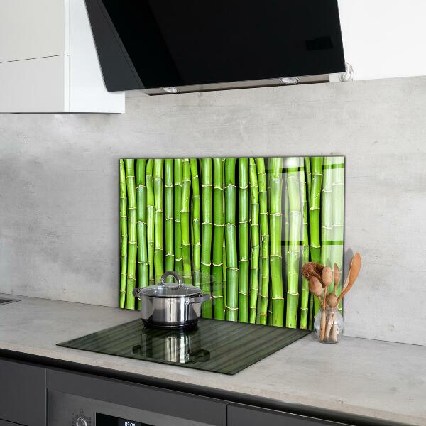 Kitchen splashback Asian bamboo