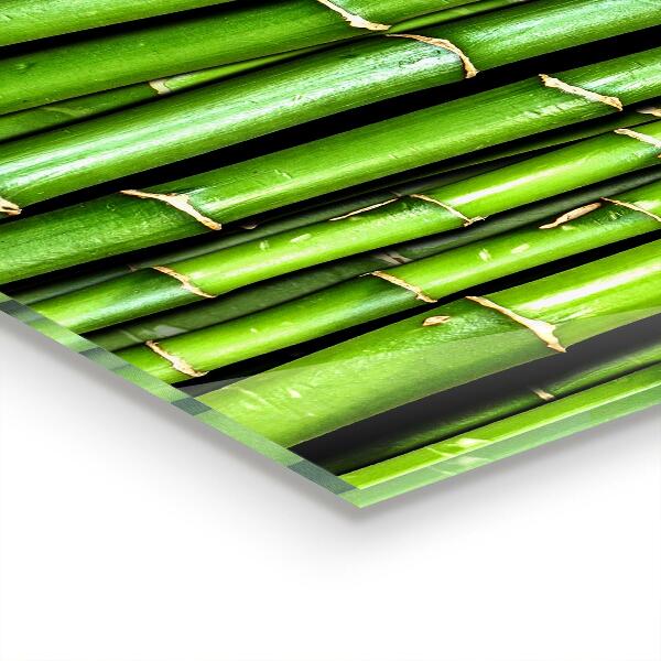 Kitchen splashback Asian bamboo