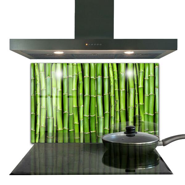 Kitchen splashback Asian bamboo