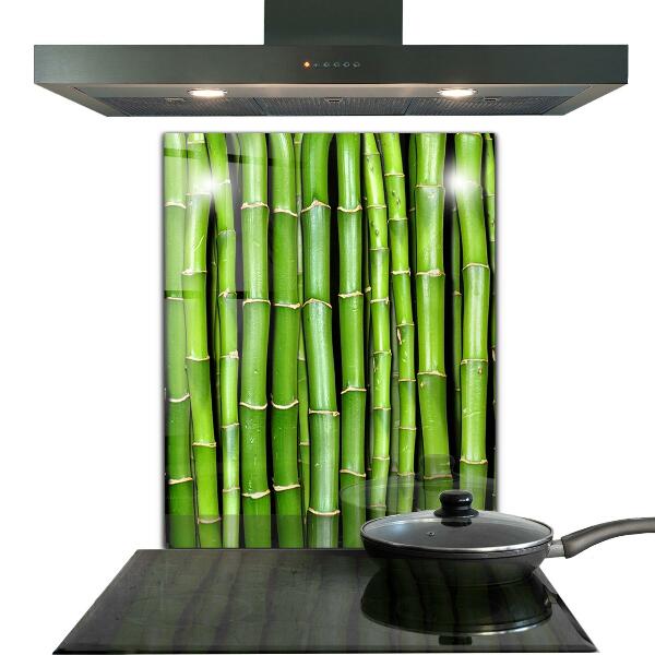 Kitchen splashback Asian bamboo