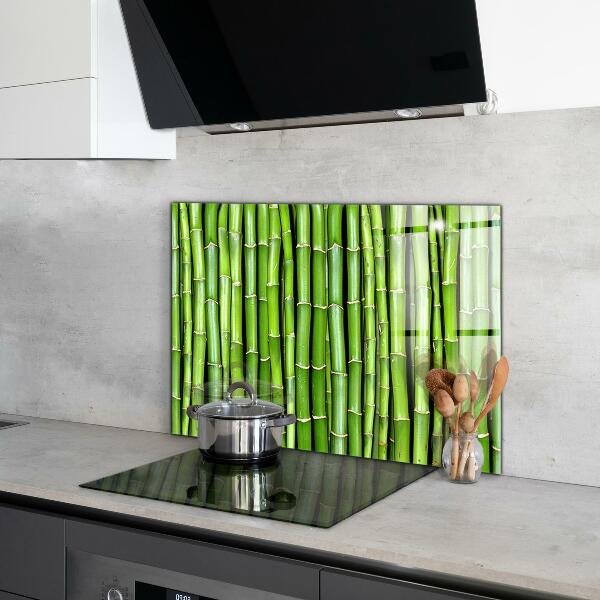 Kitchen splashback Asian bamboo