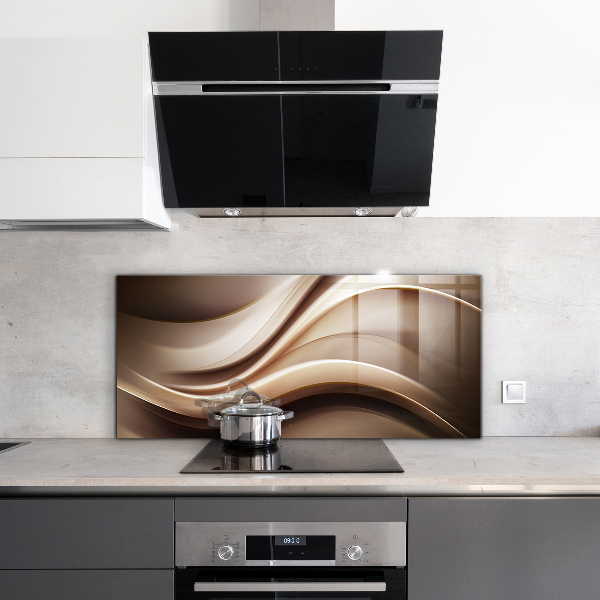 Kitchen splashback Energy wave abstraction