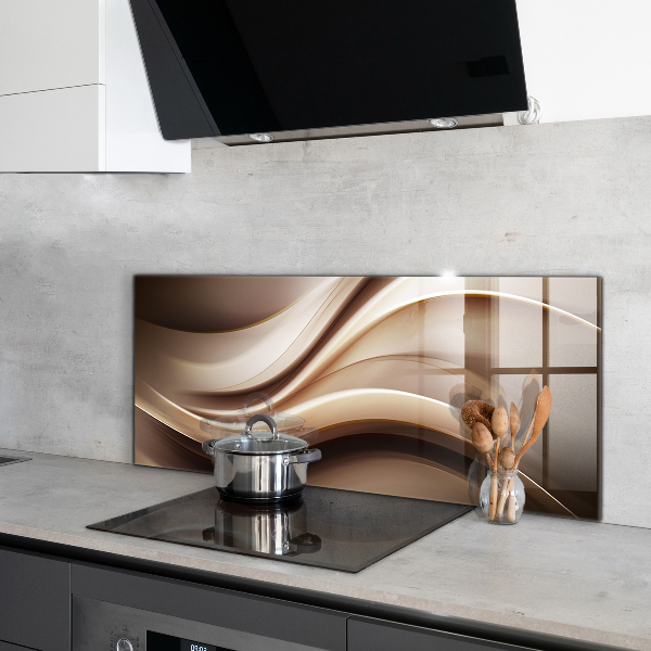 Kitchen splashback Energy wave abstraction