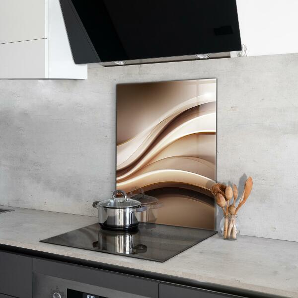 Kitchen splashback Energy wave abstraction