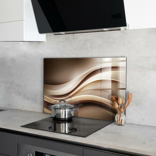 Kitchen splashback Energy wave abstraction
