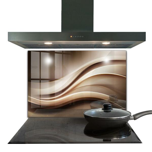 Kitchen splashback Energy wave abstraction