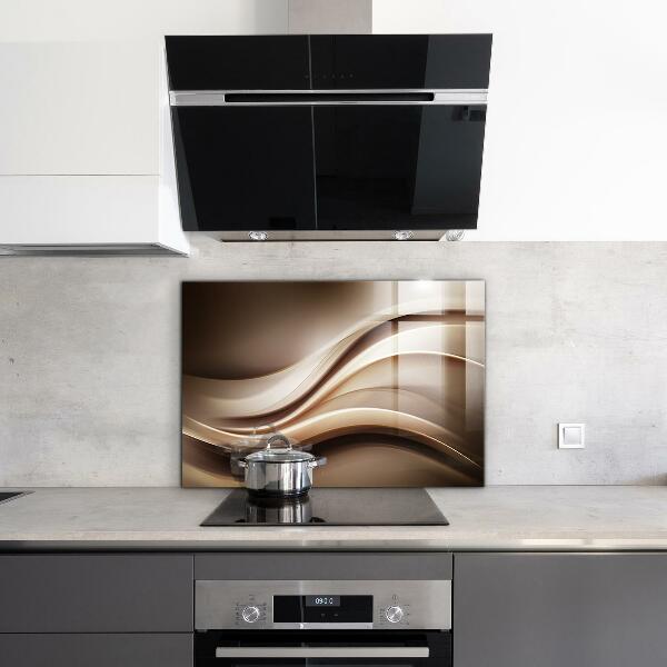 Kitchen splashback Energy wave abstraction