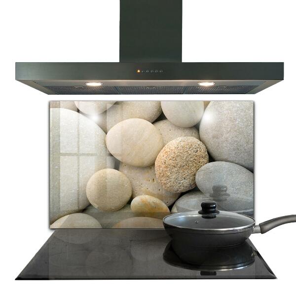 Glass splashback Stony beach