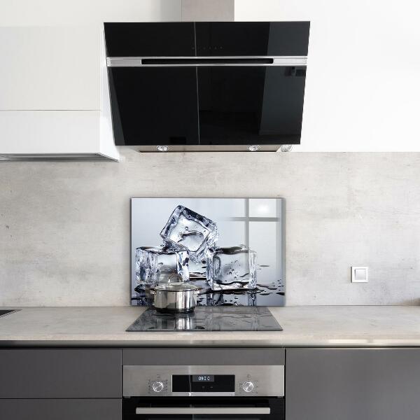 Kitchen splashback Ice cubes refreshment