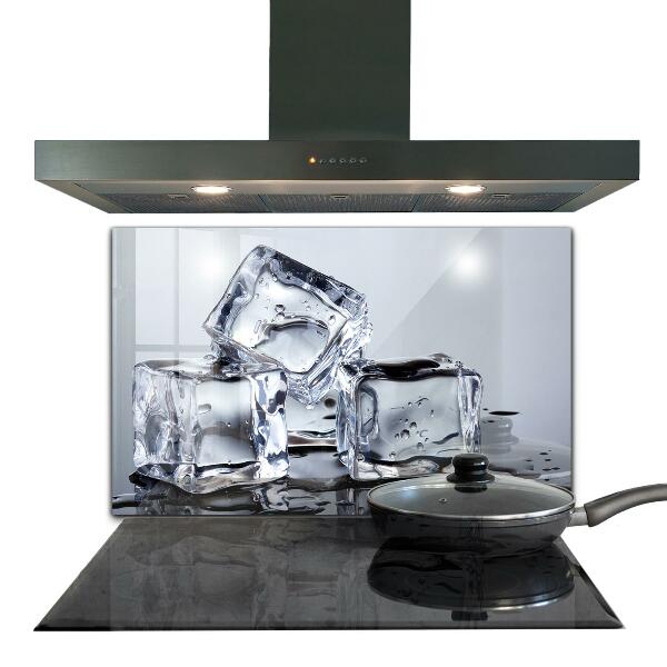 Kitchen splashback Ice cubes refreshment