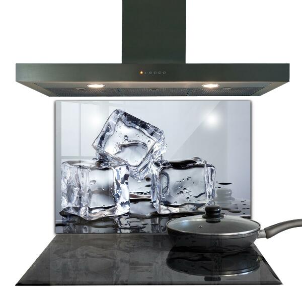 Kitchen splashback Ice cubes refreshment