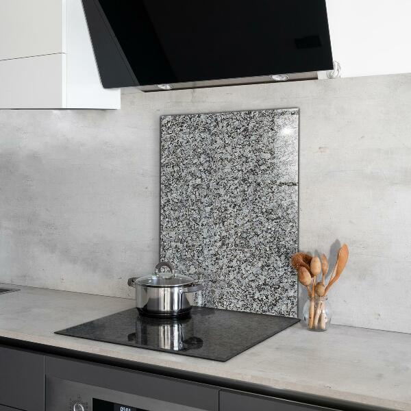 Glass splashback Granite natural stone