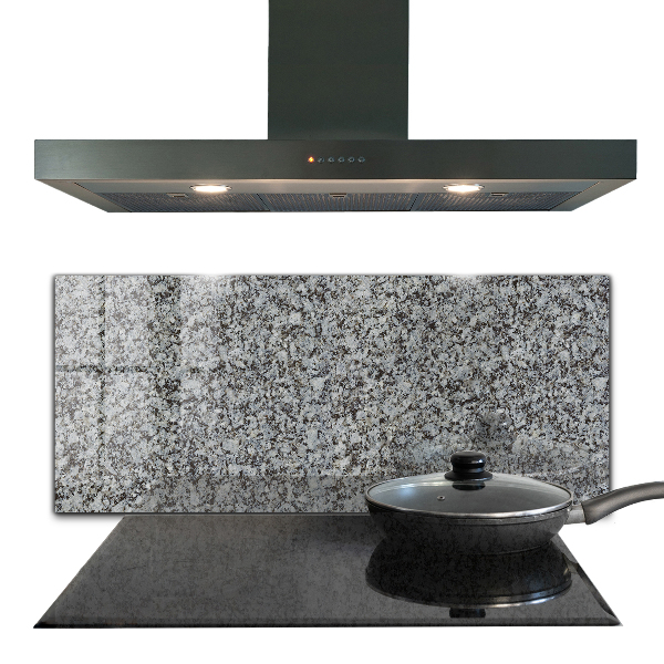 Glass splashback Granite natural stone