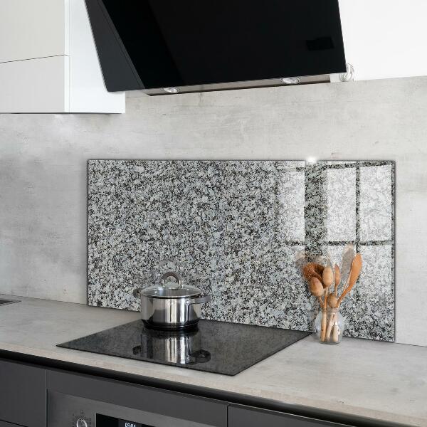 Glass splashback Granite natural stone