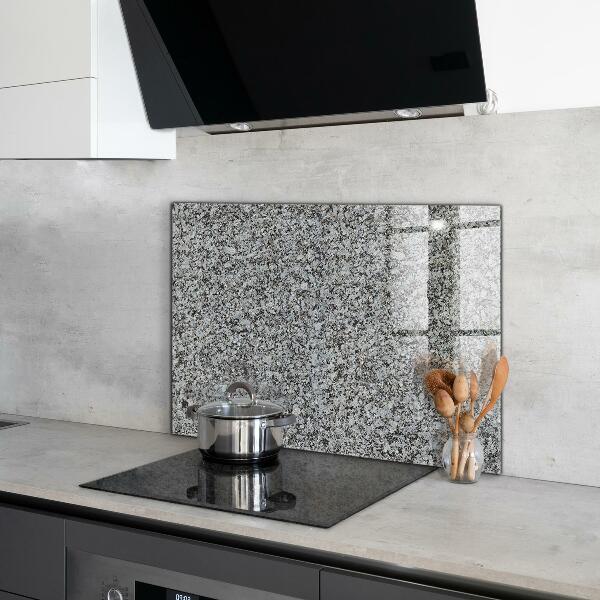 Glass splashback Granite natural stone