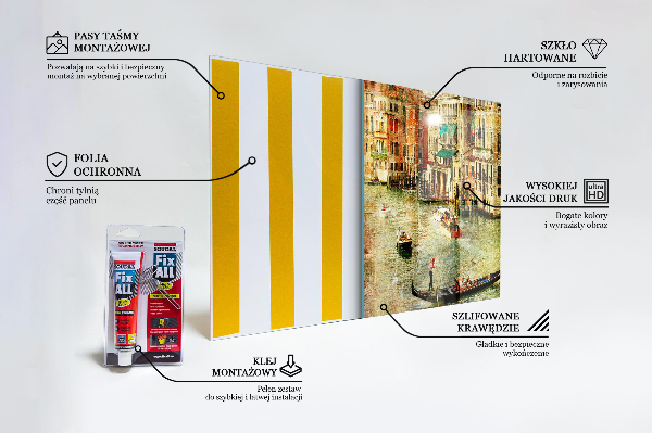 Kitchen splashback Italy venice vintage picture