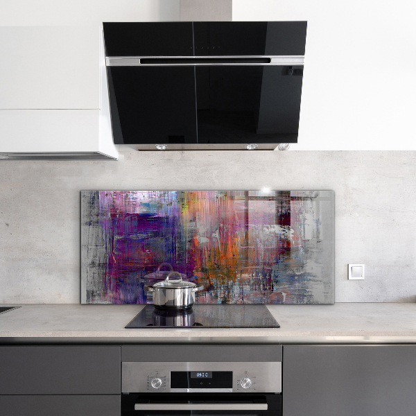Kitchen splashback Abstract painting