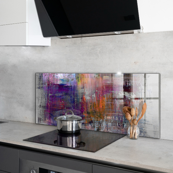 Kitchen splashback Abstract painting