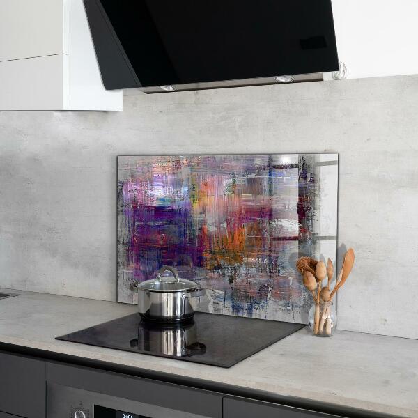 Kitchen splashback Abstract painting
