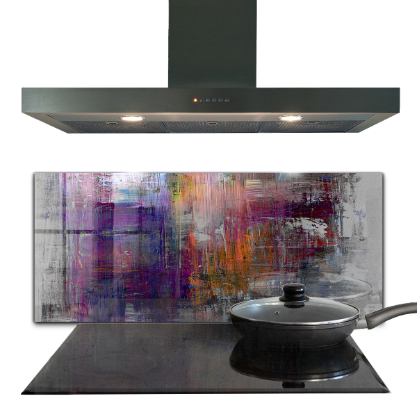 Kitchen splashback Abstract painting