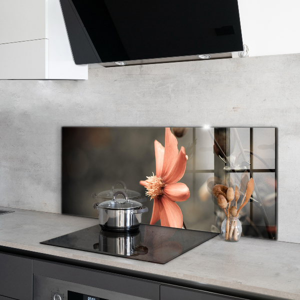 Kitchen splashback Vintage flower bud