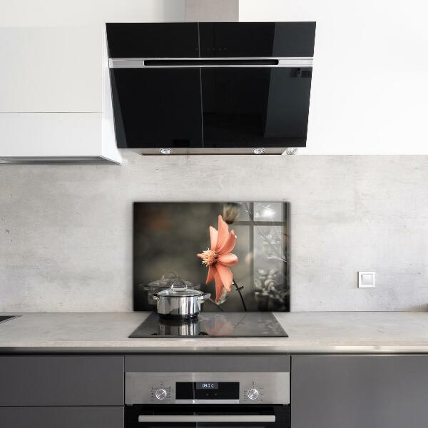 Kitchen splashback Vintage flower bud