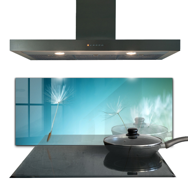 Kitchen splashback Dandelion dandelion in the wind