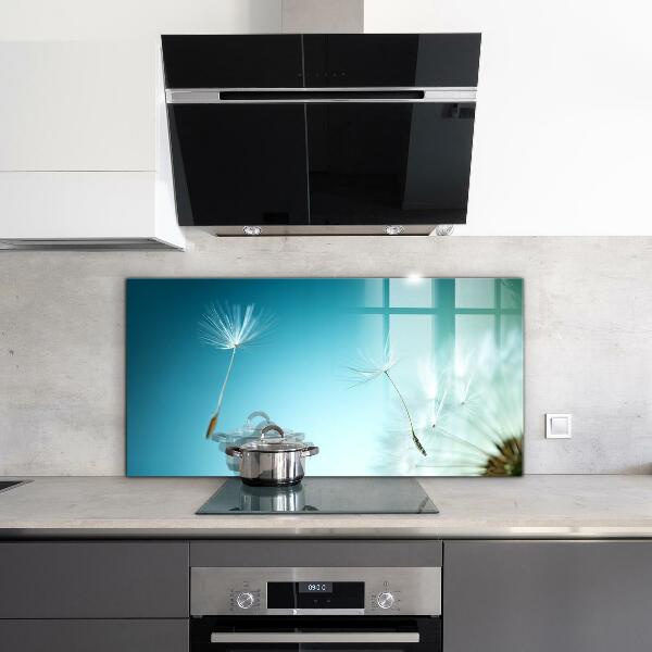 Kitchen splashback Dandelion dandelion in the wind