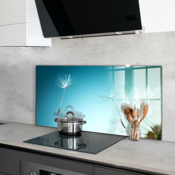 Kitchen splashback Dandelion dandelion in the wind