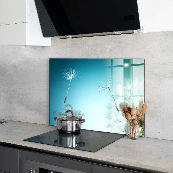 Kitchen splashback Dandelion dandelion in the wind