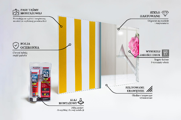 Kitchen splashback Watering can with a bouquet of roses