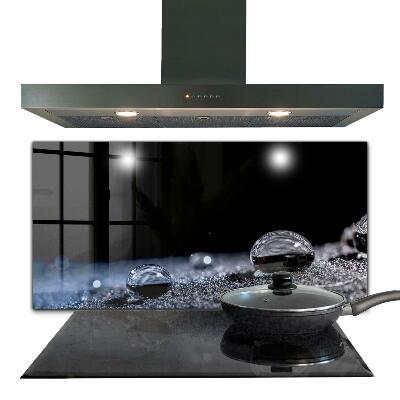 Kitchen splashback A drop of dew in the morning