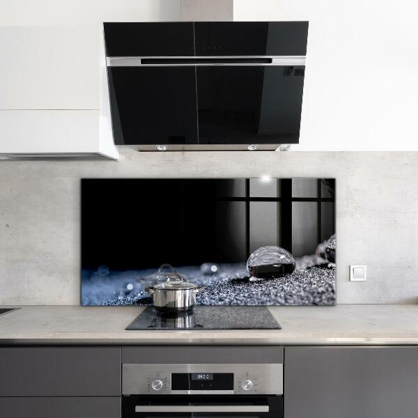 Kitchen splashback A drop of dew in the morning