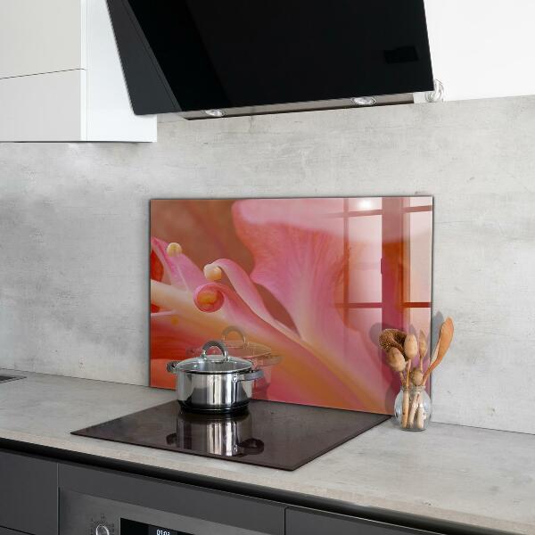 Kitchen wall panels Flower pollen nature